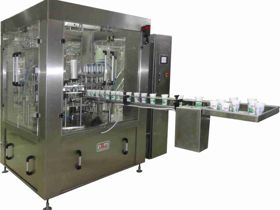 ROTARY BUCKET AND CUP FILLING MACHINE